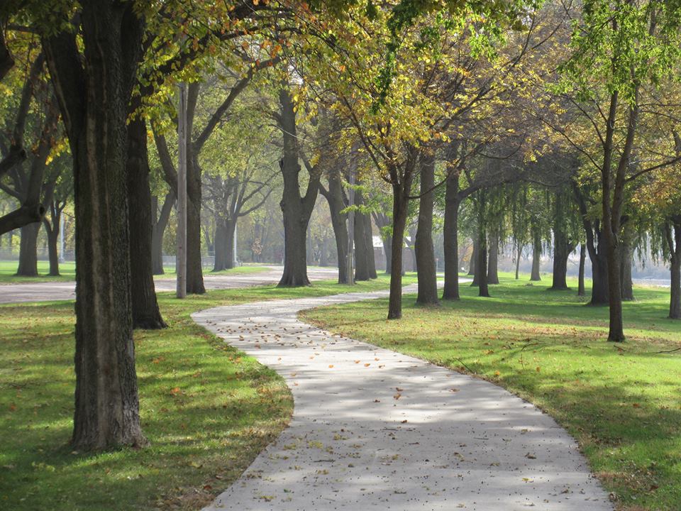 Trail by the Big Sioux River
